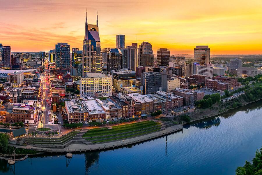 Aerial Photo of Nashville