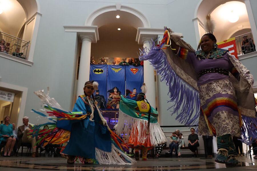 Native American Dancers performing